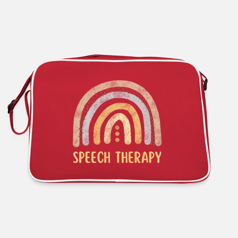 Speech Therapy Rainbow Retro Bag