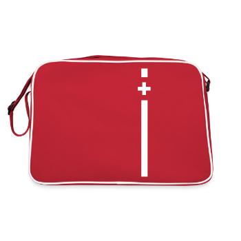 Drapeau Suisse Drapeau Retro Suisse Jersey Cadeau - Sac Retro - rouge/blanc - Dos