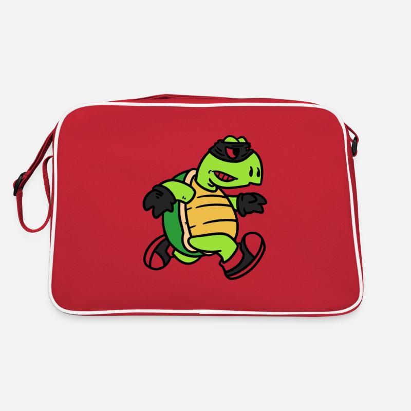 Turtle thief, Schildkröten Räuber Retro Tasche