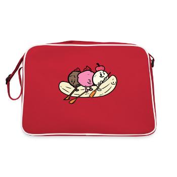 Banana Split - Retro Bag - red/white - Back