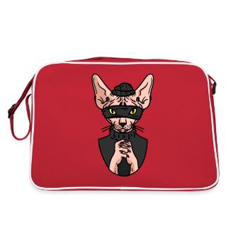 Cat Robber, Cat Robber - Retro Bag - red/white - Back