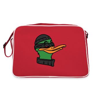 Duck robber, duck robber - Retro Bag - red/white - Back
