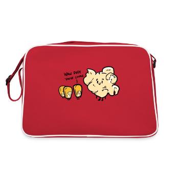 Poppin 'popcorn - Retro Bag - red/white - Back