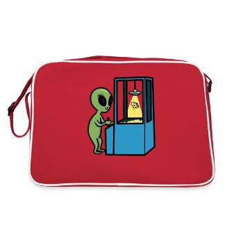 Cherry Waiters , Kirsch Kellner - Retro Tasche - Rot/Weiß - Hinten