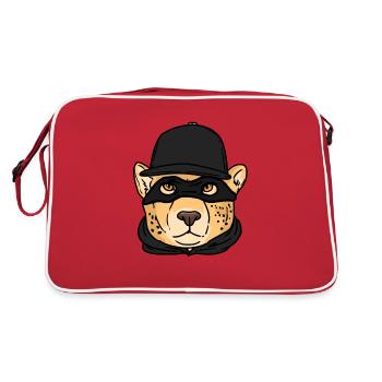Alien and World of Fun - Retro Bag - red/white - Back