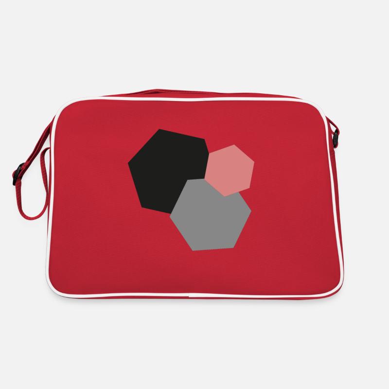 Abstract modern hexagons minimalism gift Retro Bag