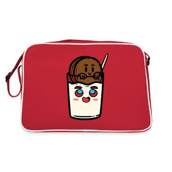 Cookie dip - Retro Bag - red/white - Back