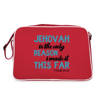 Témoin de Jéhovah Dieu JHWH Christian Say Gift - Sac Retro - rouge/blanc - Dos