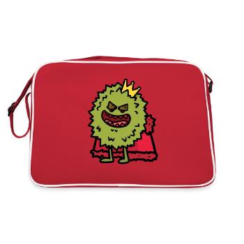 King virus - Retro Bag - red/white - Back