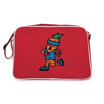Course de carotte - Sac Retro - rouge/blanc - Dos