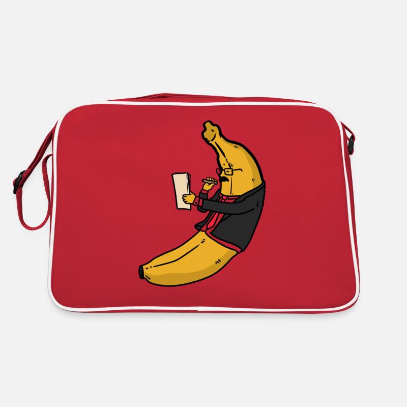 Manager banane, banane en costume Sac Retro