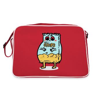 Fatboy chips - Retro Bag - red/white - Back