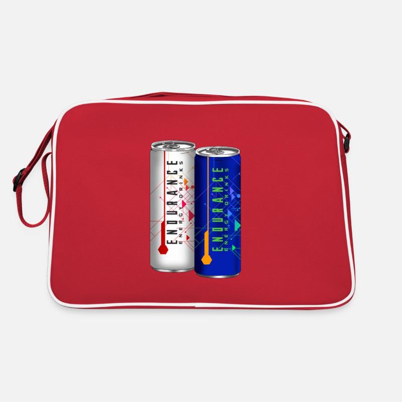 Boisson énergisante avec idée d'endurance et de puissance Sac Retro