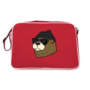Robber Otter Robber Otter - Retro Bag - red/white - Back