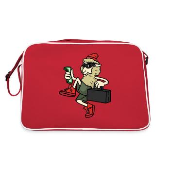 Robber Sheep Robber sheep - Retro Bag - red/white - Back