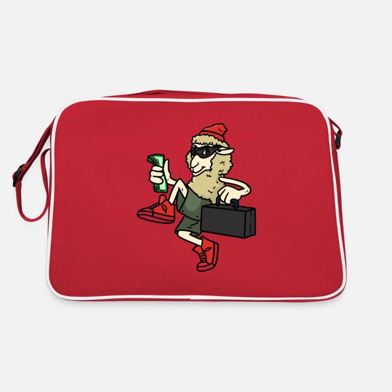 Robber Sheep Robber Schafe Retro Tasche