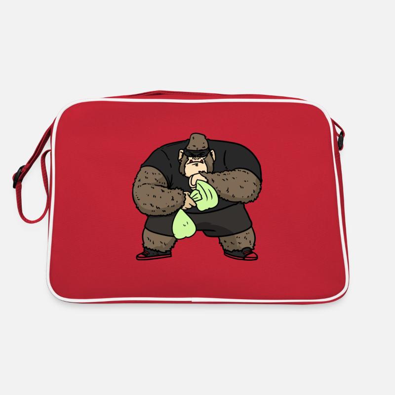 Robber gorilla robber gorilla Retro Bag