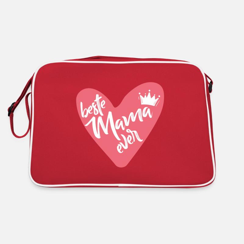 Beste Mama ever Retro Tasche