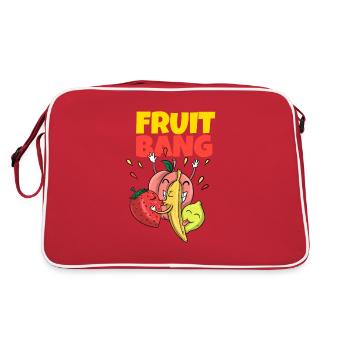Club échangiste de fruits orgie - Sac Retro - rouge/blanc - Dos