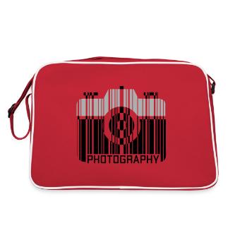 Photography - Retro Tasche - Rot/Weiß - Hinten