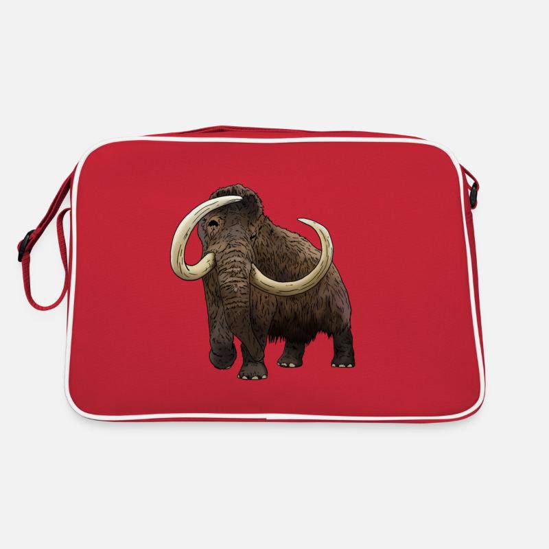 cooles Mammut aus der Eiszeit Geschenkidee Retro Tasche