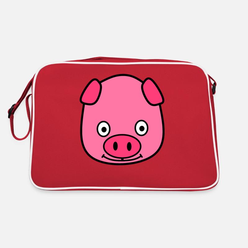 Schweinchen Retro Tasche
