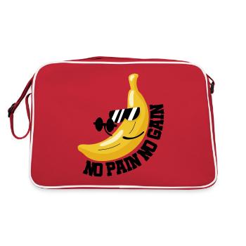 SANS DOULEUR SANS GAIN BANANA - Sac Retro - rouge/blanc - Dos