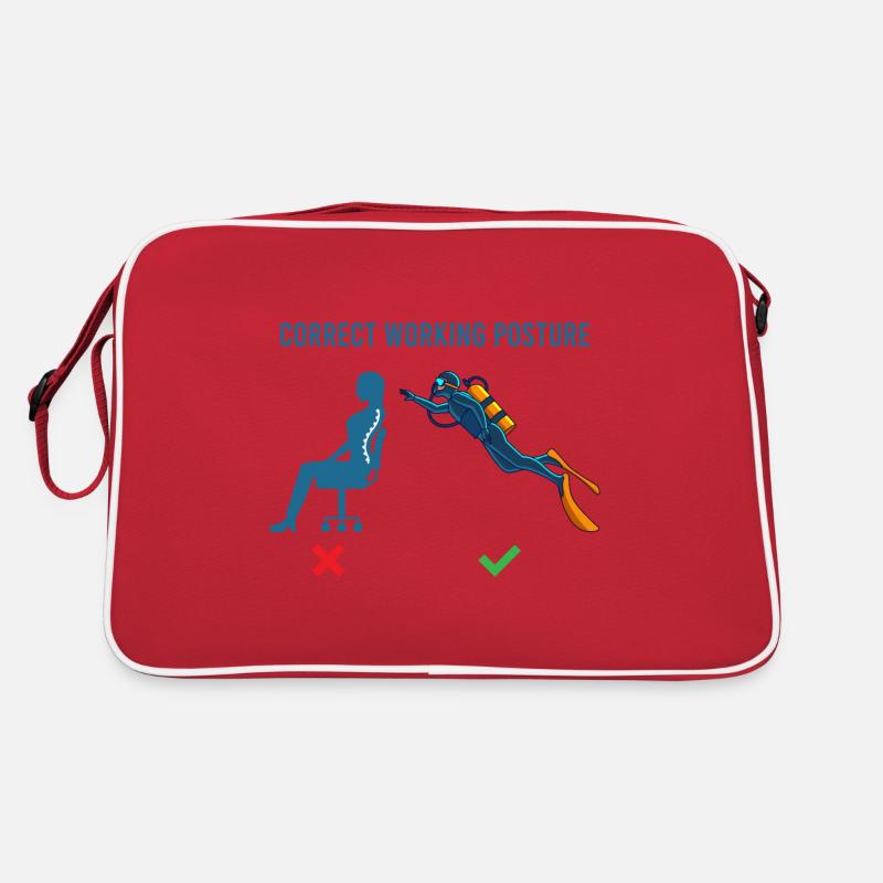 Cadeau de bureau pour les plongeurs Sac Retro