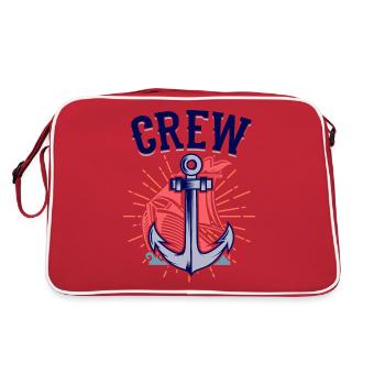 CREW ANKER Vintage SAGELCREW Voile Teambuilding - Sac Retro - rouge/blanc - Dos