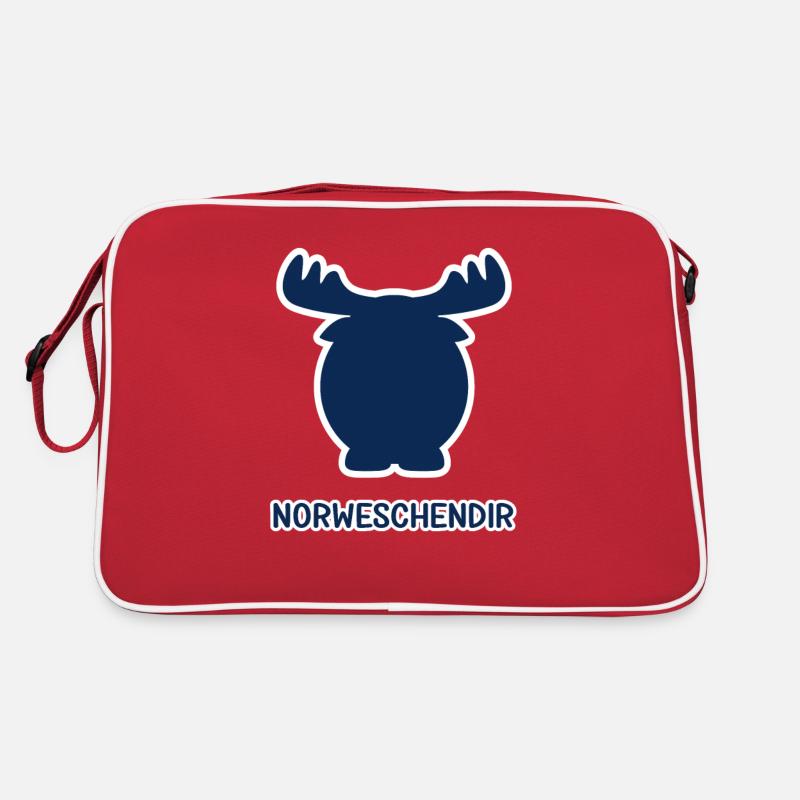 Norweschendir | Saxony, Saxon, Norway, moose Retro Bag