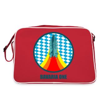 BAVARIA ONE Space Bavaria Gift - Retro Bag - red/white - Back