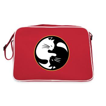 Yin Yang Twin Cat Yin Yang Twin Cat - Sac Retro - rouge/blanc - Dos