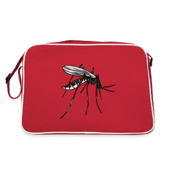 Moustique insectes ravageurs nature sangsue - Sac Retro - rouge/blanc - Dos