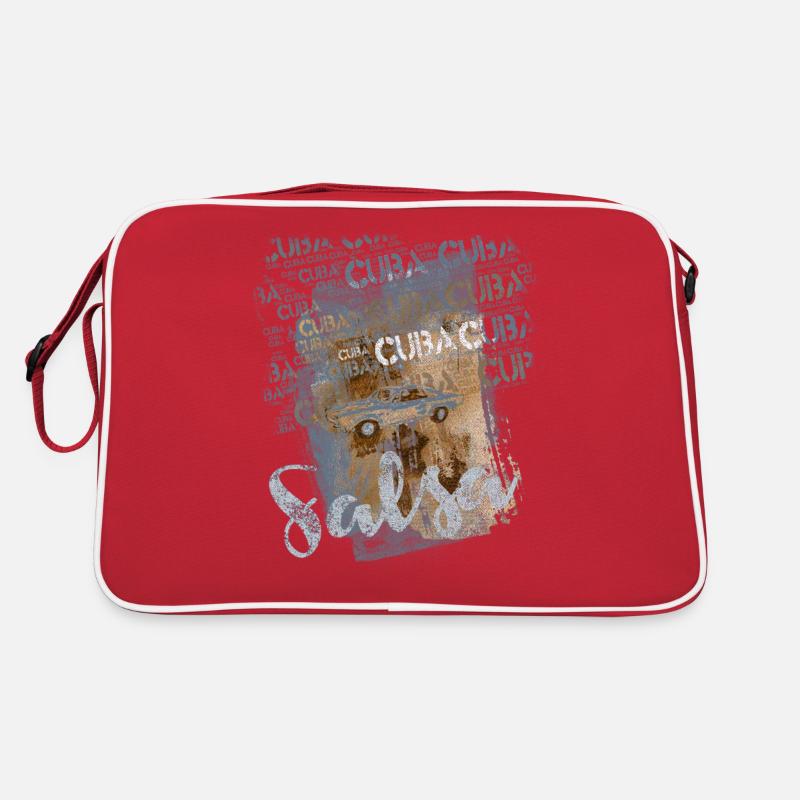 Salsa Cubana - Salsa Tänzer Geschenk Retro Tasche