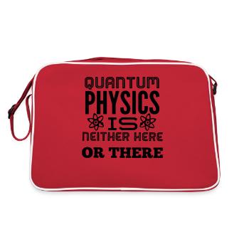 Quantum physics physics - Retro Bag - red/white - Back