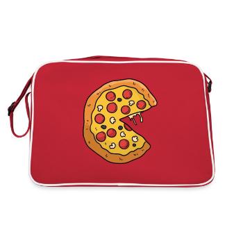 T-shirt pizza valentine couple - Sac Retro - rouge/blanc - Dos