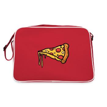 T-shirt pizza valentine couple - Sac Retro - rouge/blanc - Dos