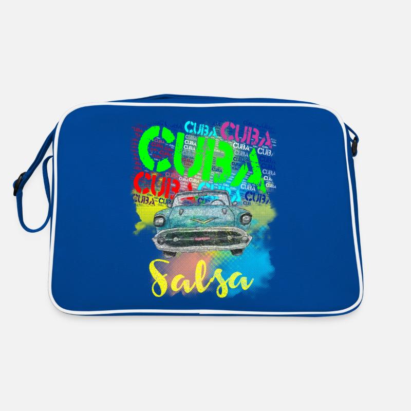 Cuba Salsa Havana Oldtimer Auto Retro Tasche