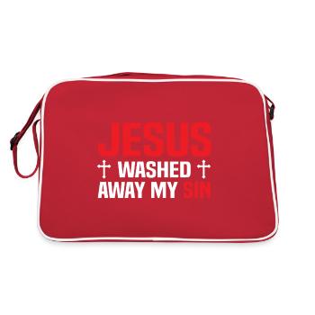 Jésus-Christ - Sac Retro - rouge/blanc - Dos