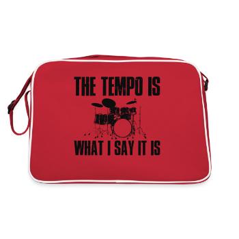 Drummer's pace - Retro Bag - red/white - Back