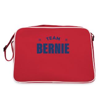 Bernie For President, Bernie Sanders 2020 - Retro Bag - red/white - Back