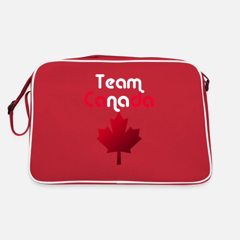 Équipe Canada - Sac Retro - rouge/blanc