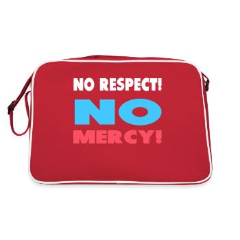 No respect! No mercy! - Retro Bag - red/white - Back