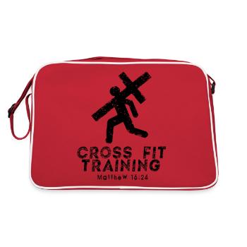 Sport Fitness & Chemises chrétiennes - Sac Retro - rouge/blanc - Dos