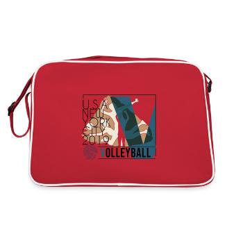 Volley- - Sac Retro - rouge/blanc - Dos