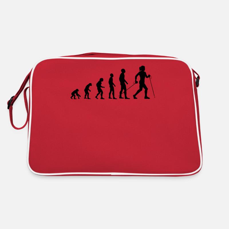 Nordic Walking Walker Evolution Gift Women Retro Bag