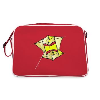 Multicellular kite - Retro Bag - red/white - Back
