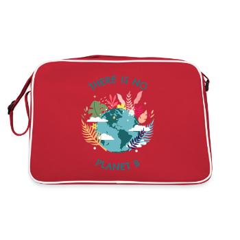 Il n'y a pas de planète B.Il n'y a pas de planète B. - Sac Retro - rouge/blanc - Dos