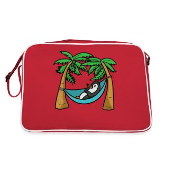 Vacances au hamac Penguin Chills - Sac Retro - rouge/blanc - Dos