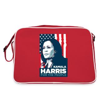 Kamala Harris pour le peuple - Sac Retro - rouge/blanc - Dos